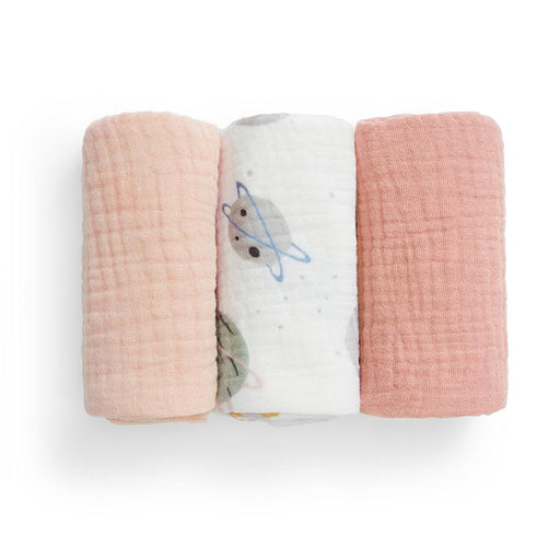 Wash Cloth 3 Pack Cotton Blush Rocket