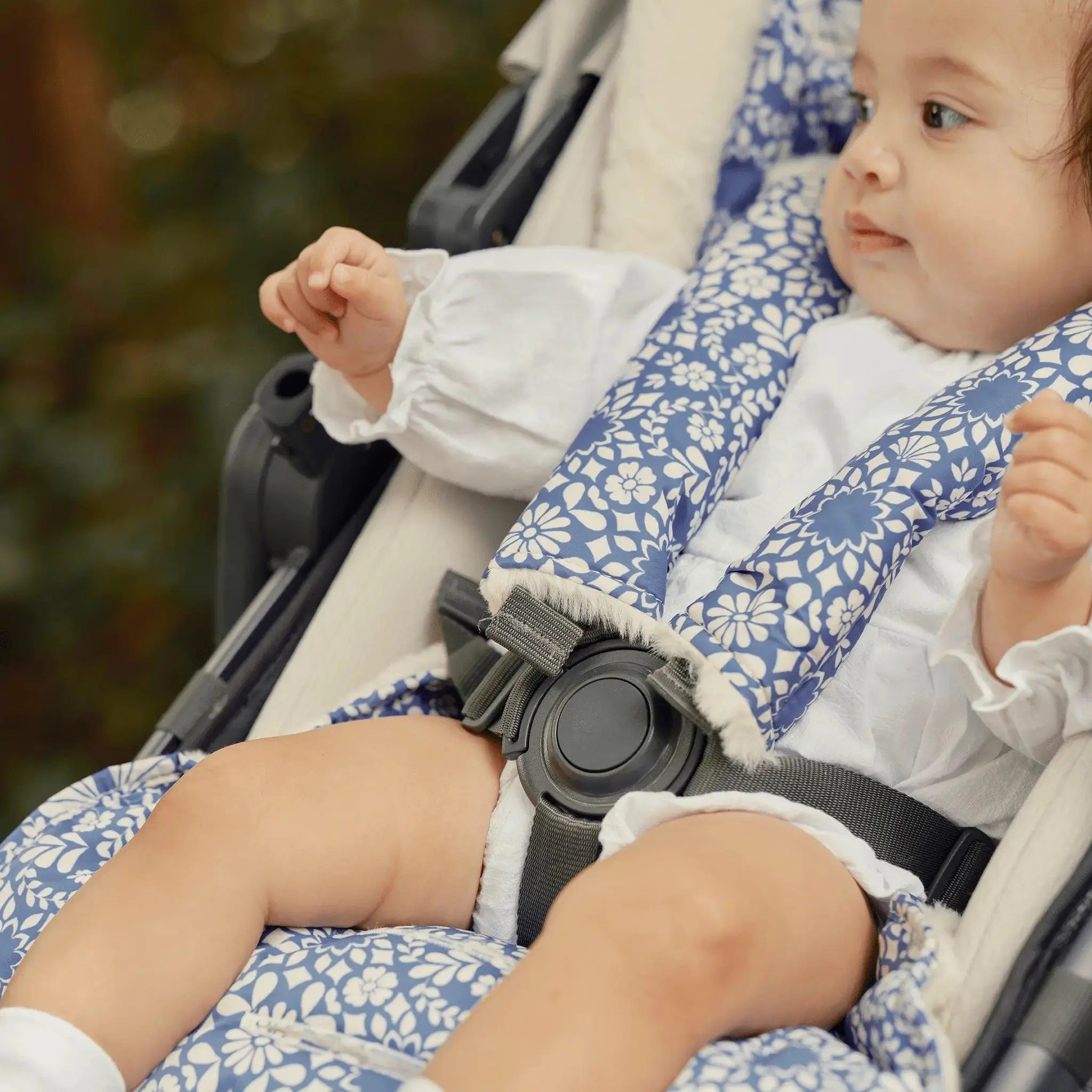 Reversible Pram Liner - Moroccan Tile