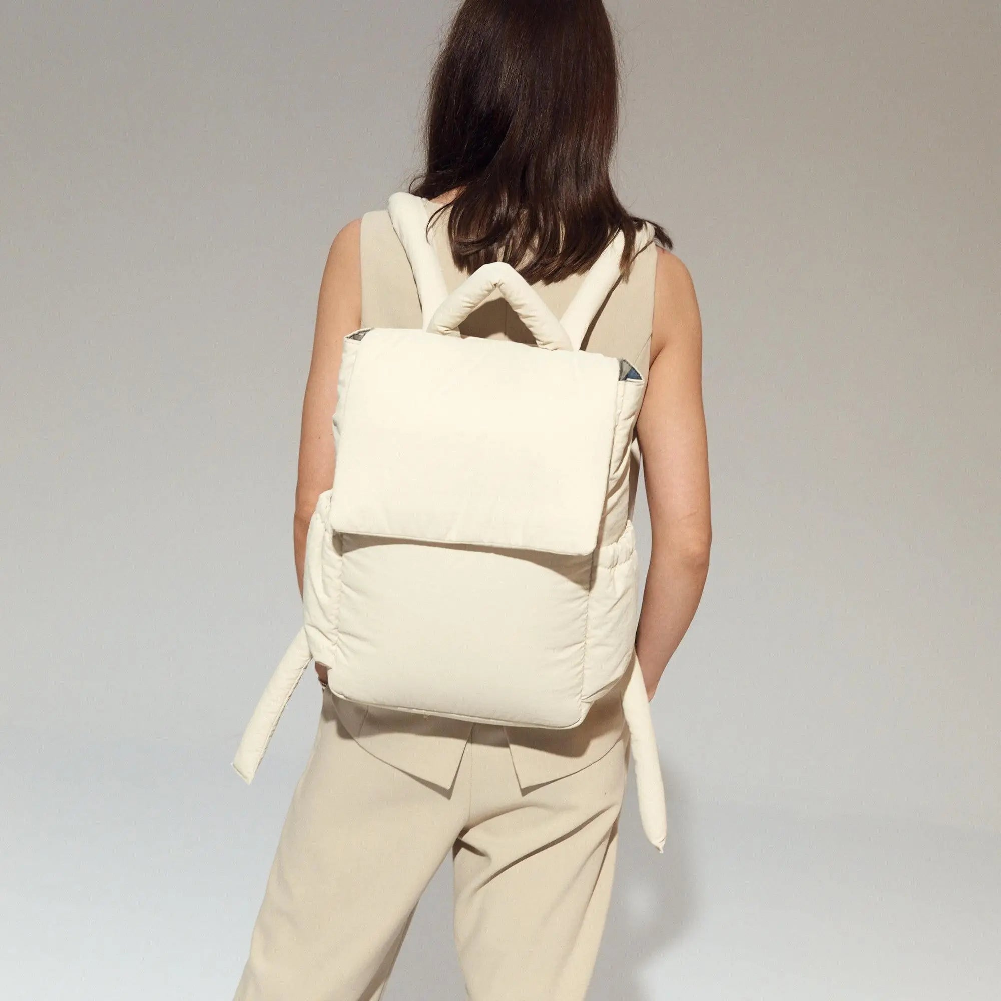 Baby Backpack - Milk Cream