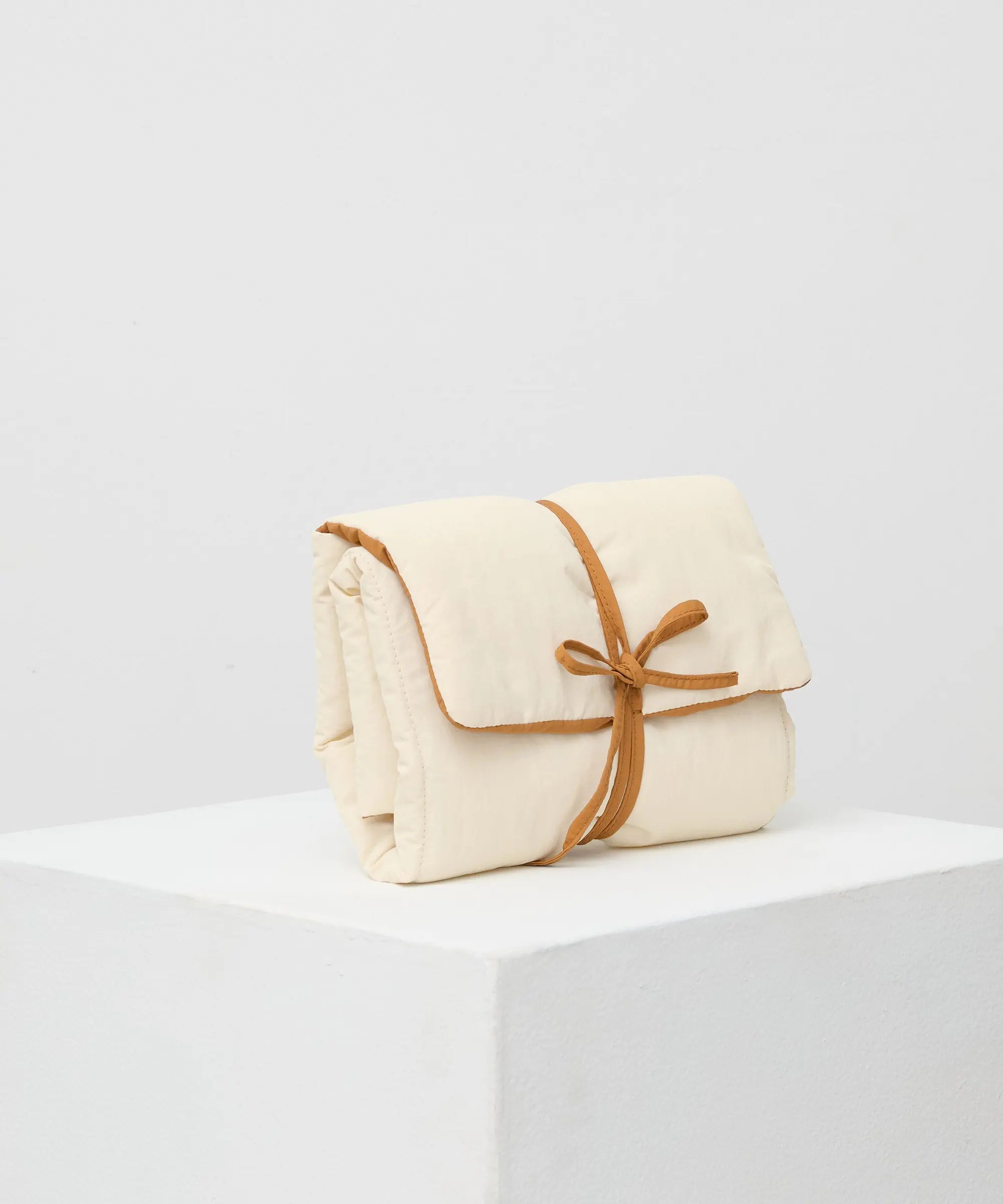 Plush Change Mat Wrap - Milk Cream