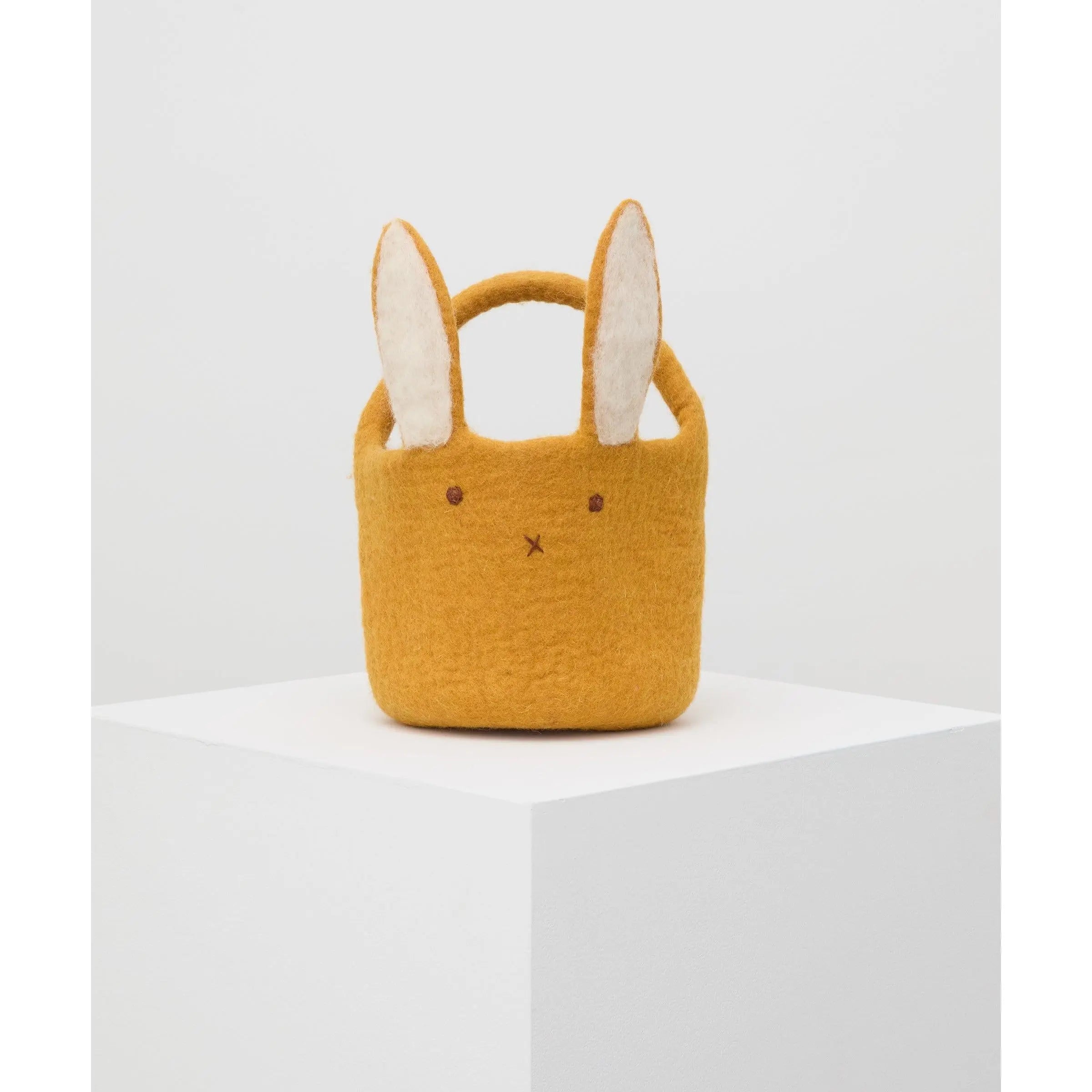 Easter Bunny Basket - Mustard