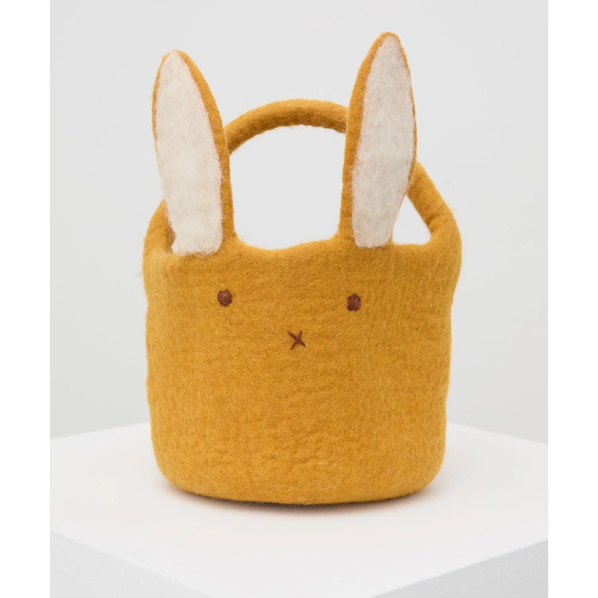 Easter Bunny Basket - Mustard