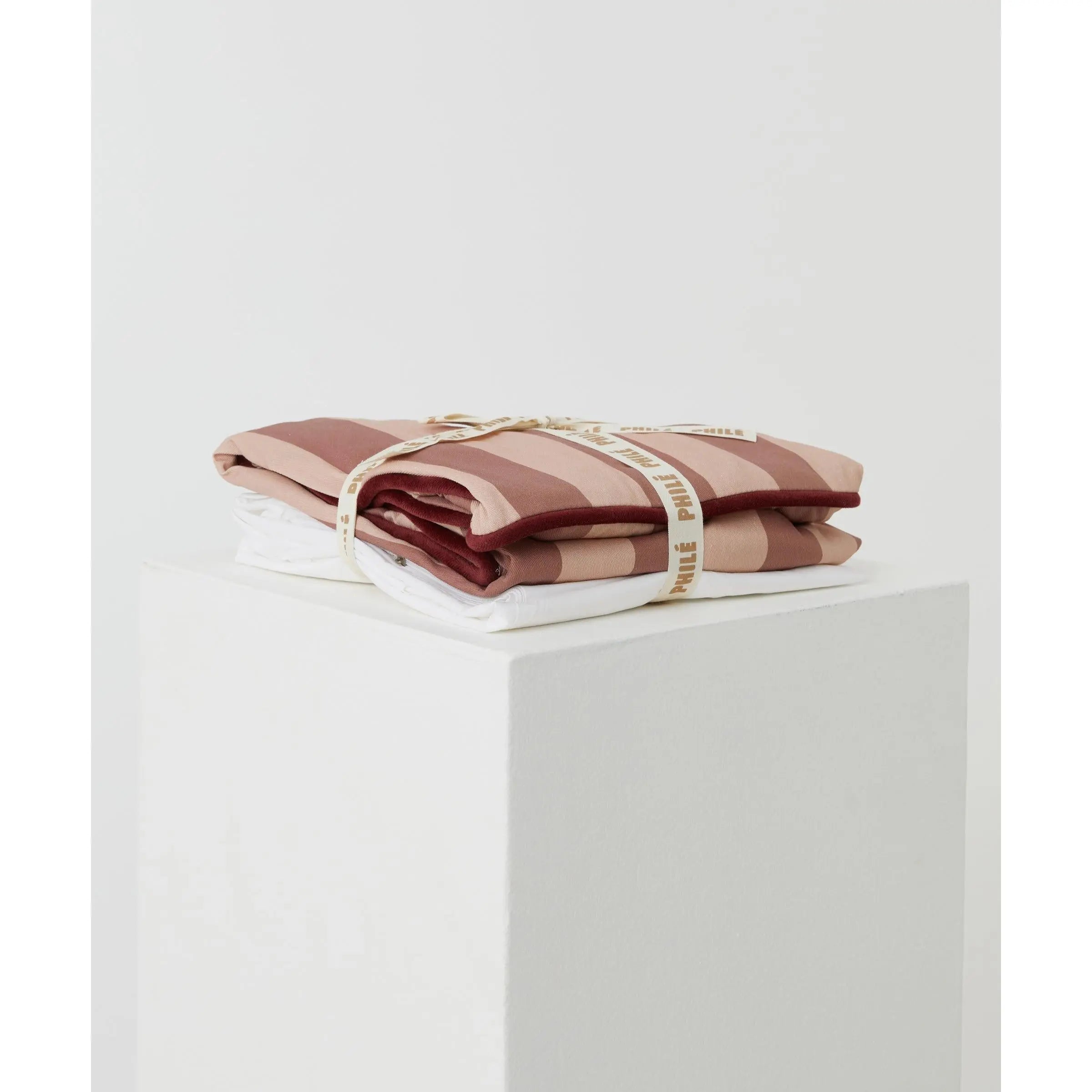 Striped Toddler Lounger – Pink