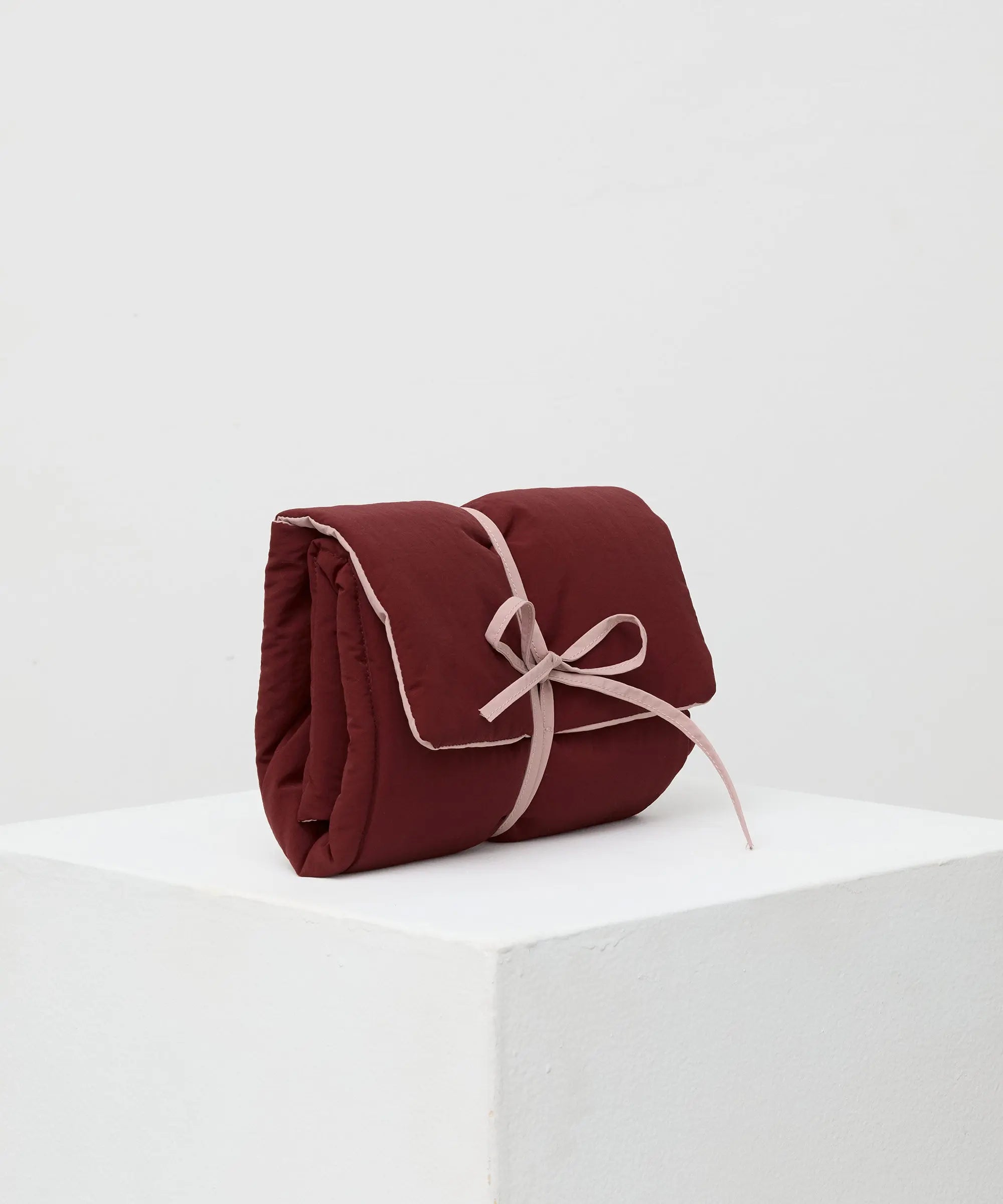 Plush Change Mat Wrap - Burgundy