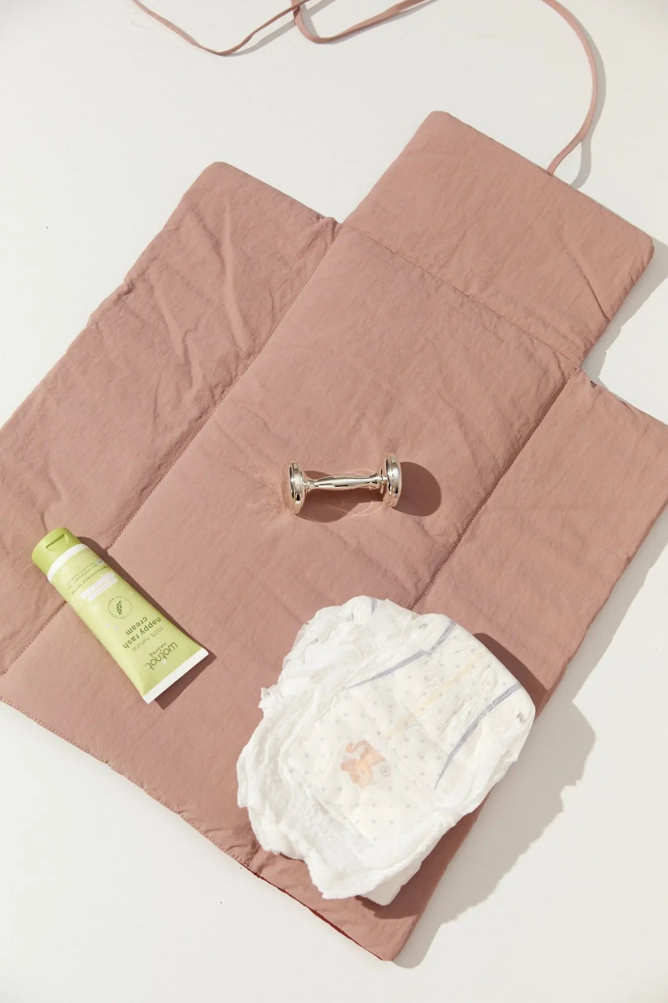 Plush Change Mat Wrap - Burgundy