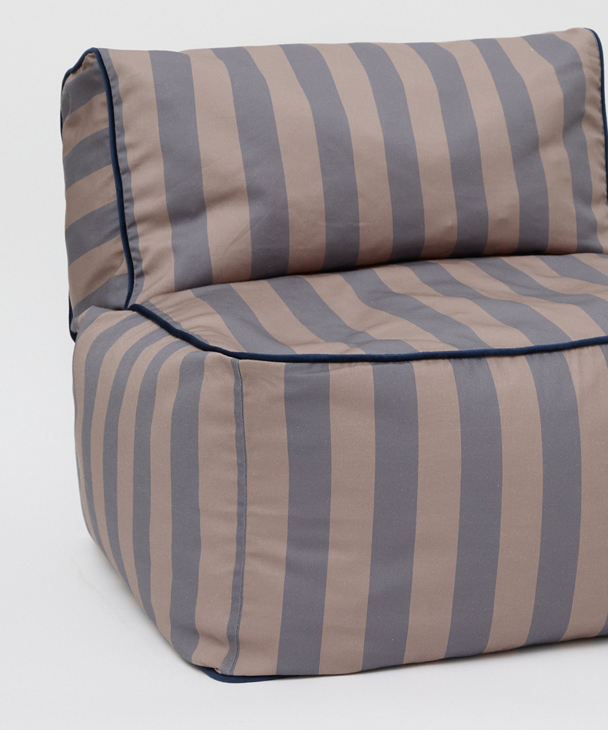 Striped Toddler Lounger - Eggplant
