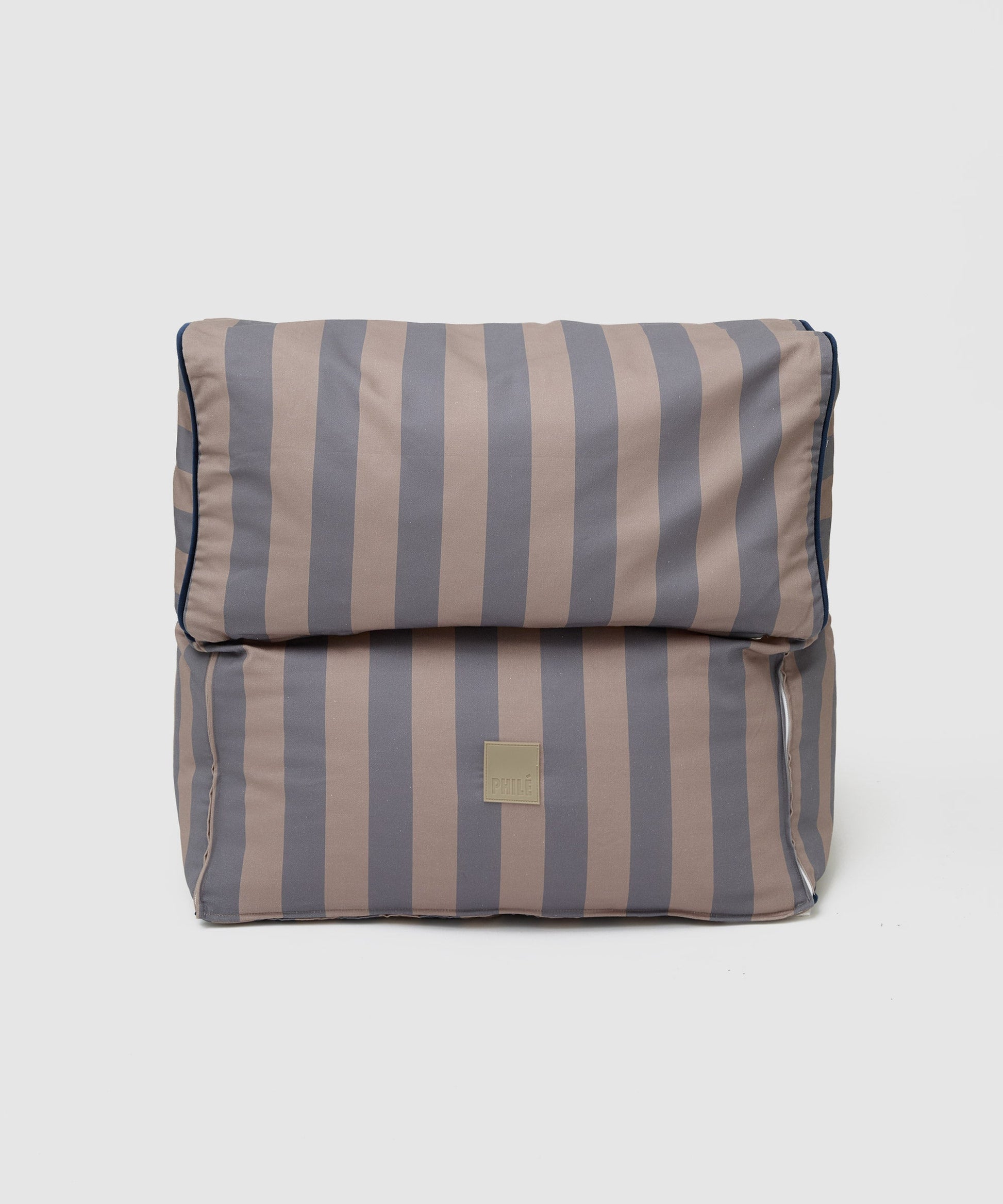 Striped Toddler Lounger - Eggplant