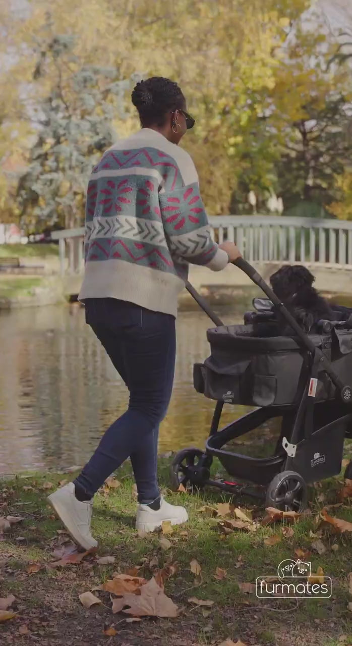 Load video: Hauler Pet Stroller