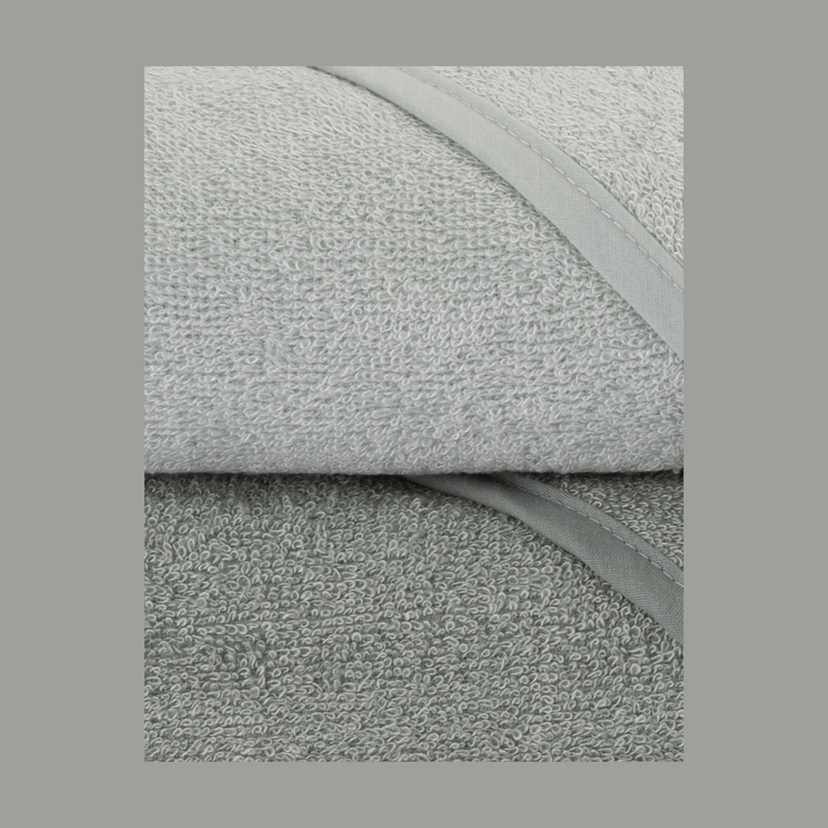 Shaped hood detail on the Turtle Bay bamboo towel