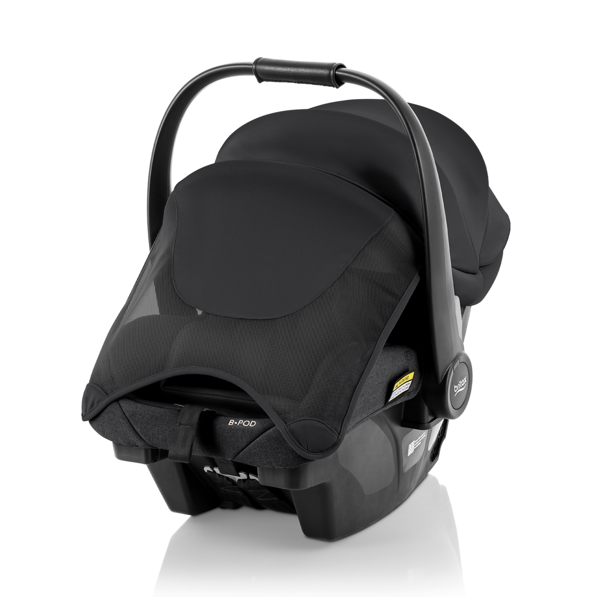 B-Pod Baby Capsule Sable Black, side profile