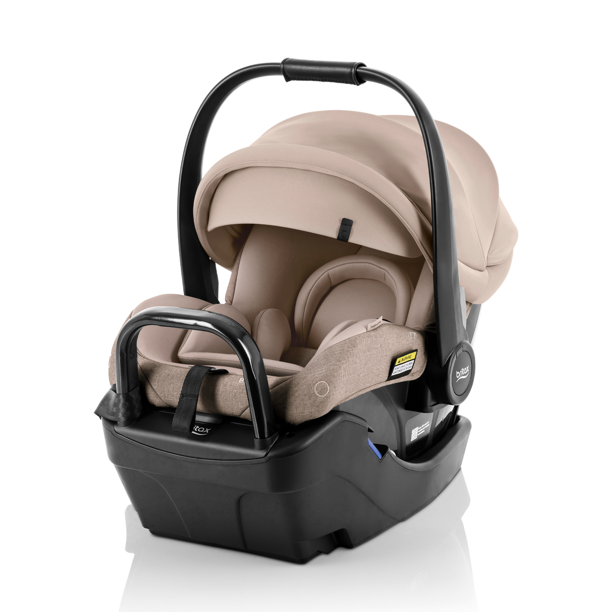 B-Pod Baby Capsule Teak, canopy extended
