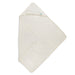 Hooded Towel Cotton Blend Tan Houndstooth