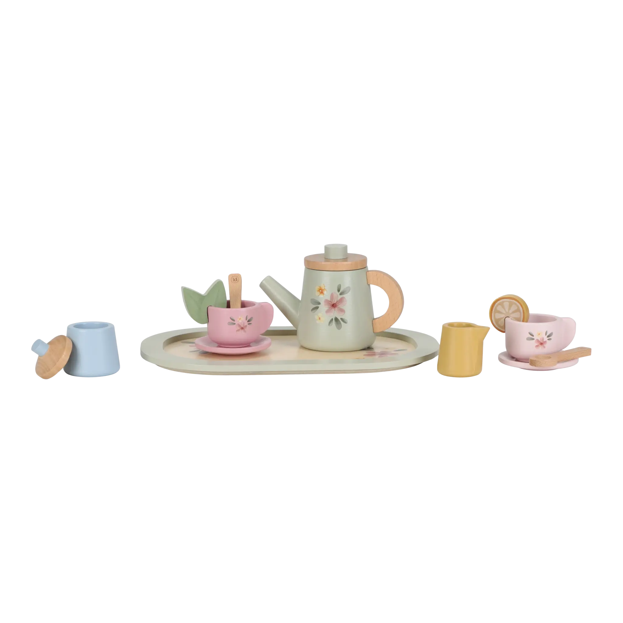 Wooden Tea Set