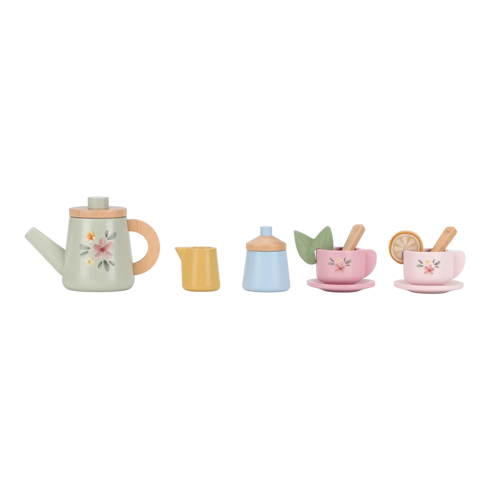 Wooden Tea Set