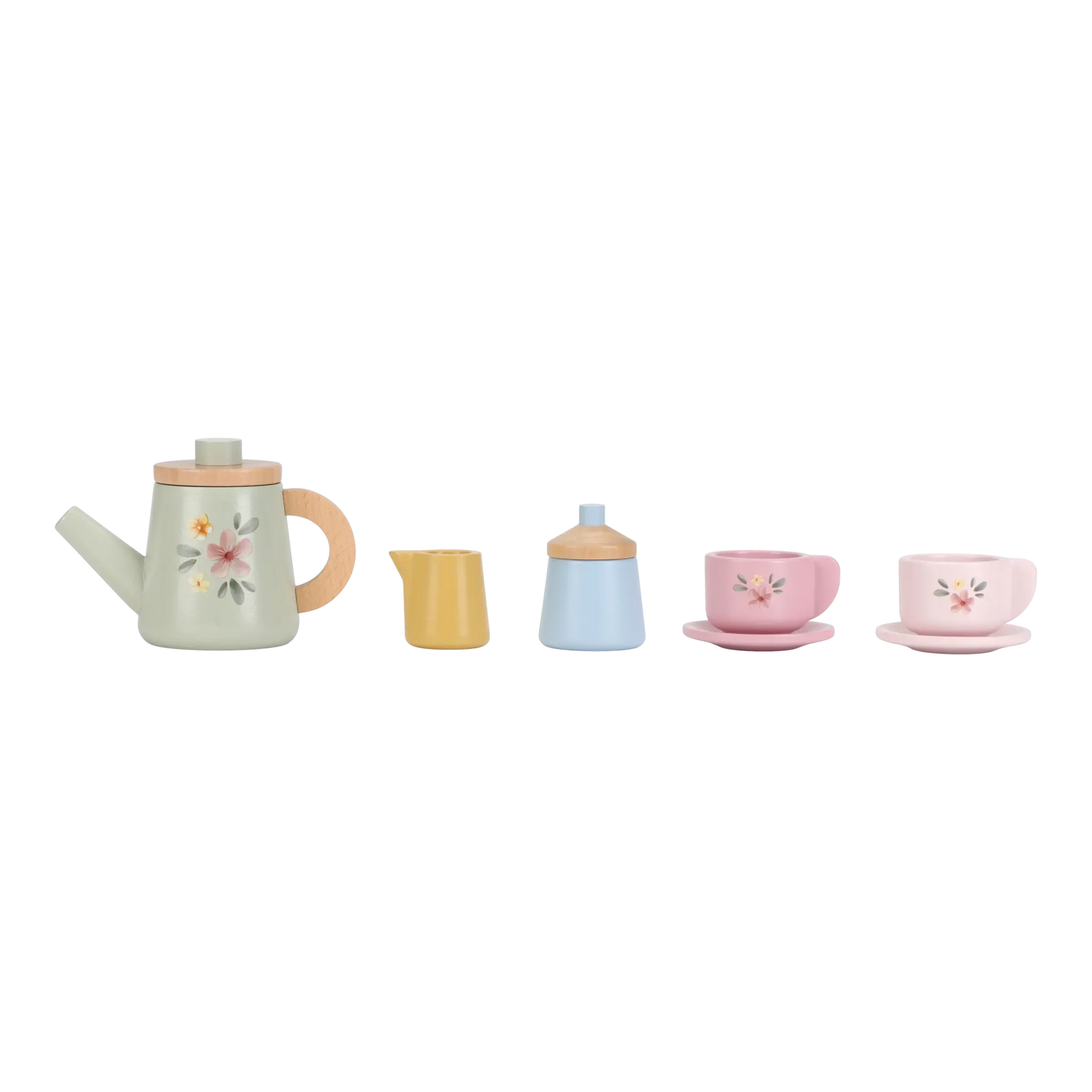 Wooden Tea Set