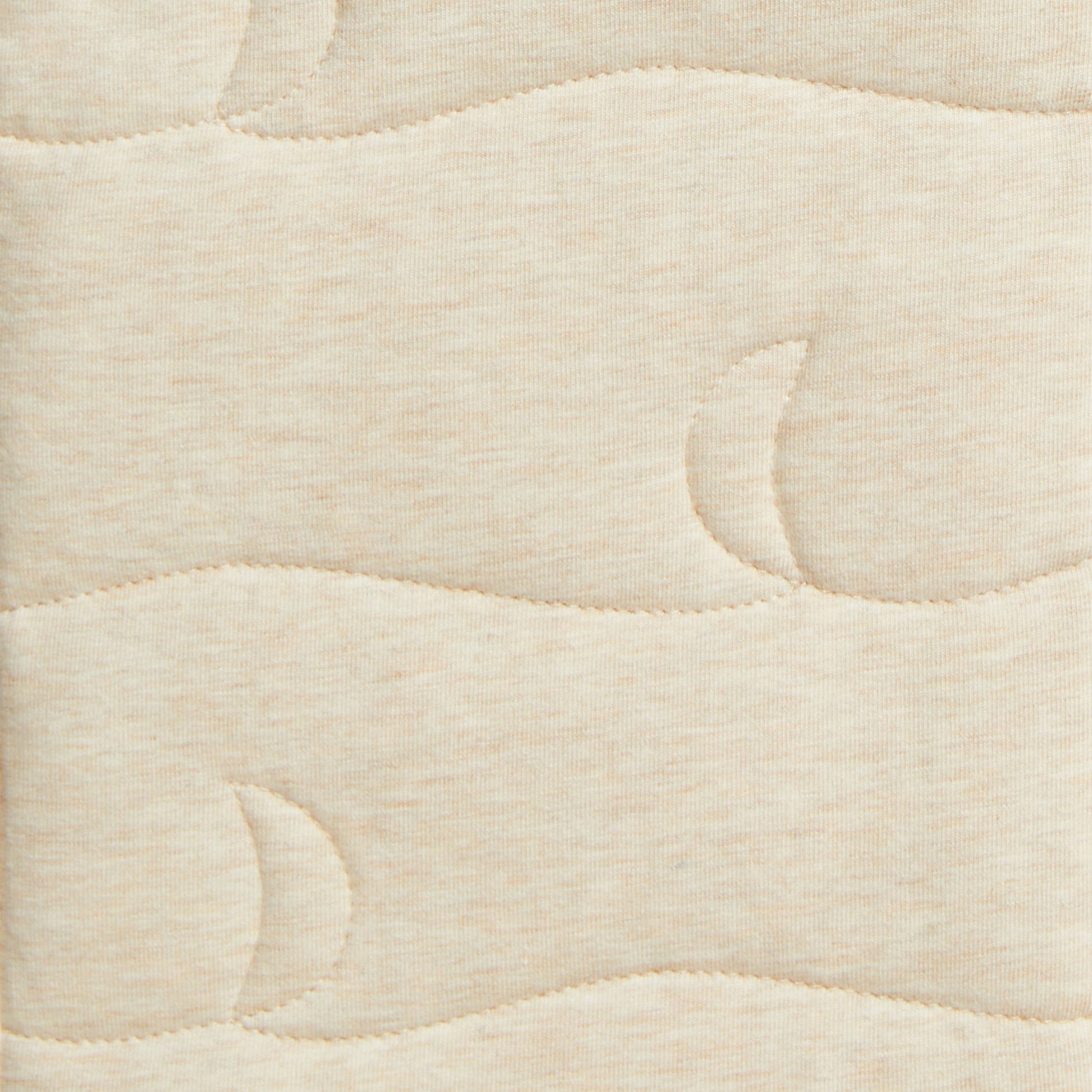 Newborn wrapped in Love to Dream Swaddle Up 3.5 TOG Quilted Cotton Oatmeal