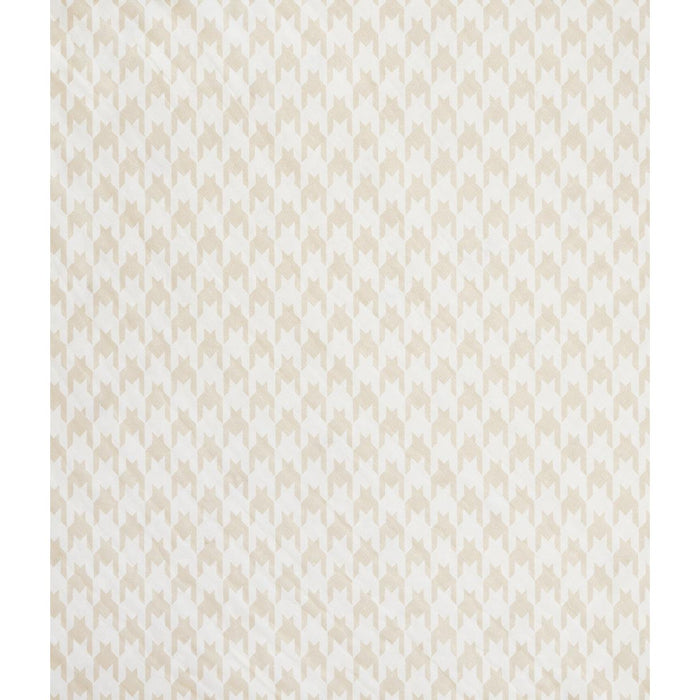 Hooded Towel Cotton Blend Tan Houndstooth