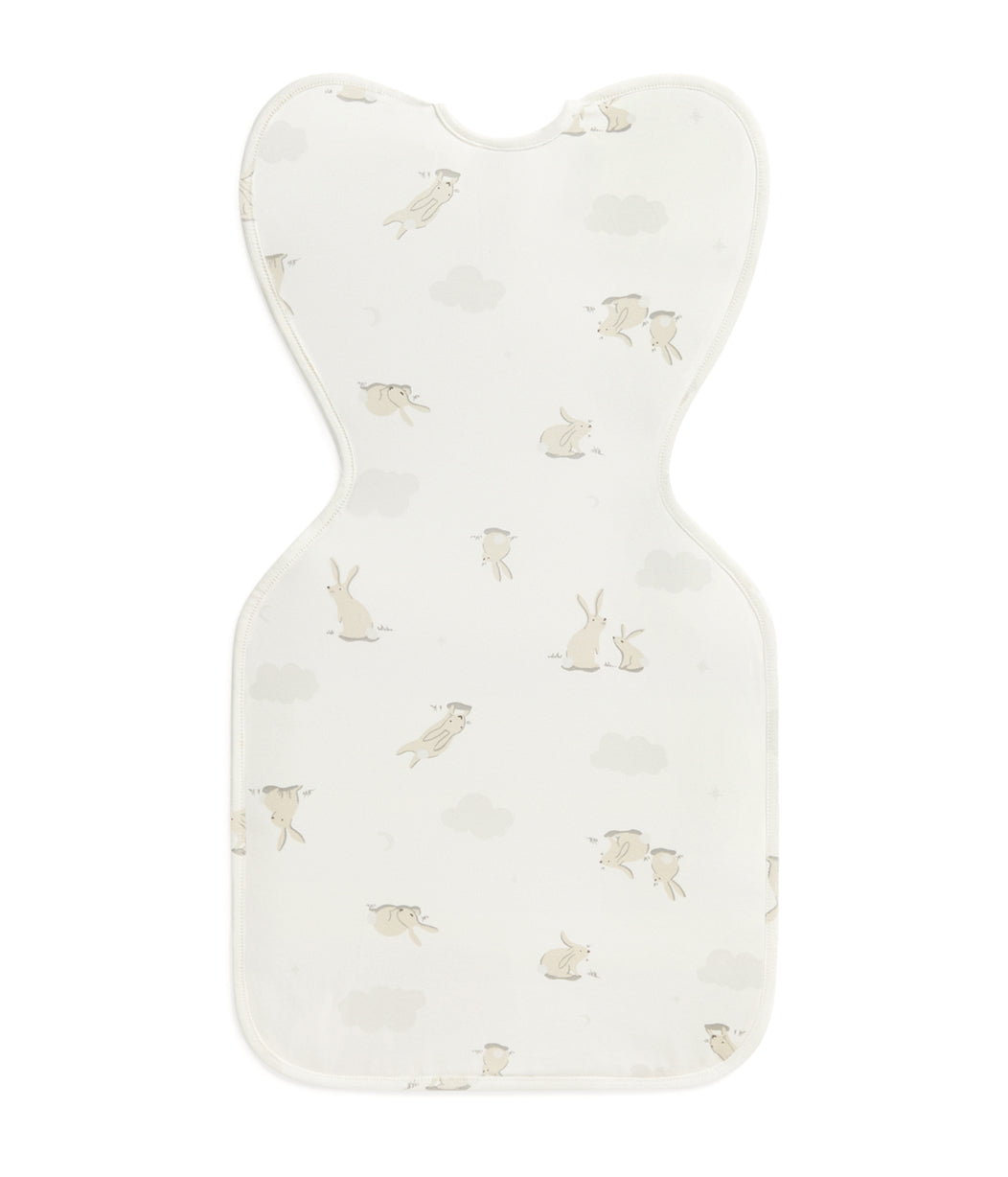 Love to Dream Swaddle Up 1.0 TOG Cotton — two-way zip with chin guard detail
