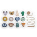 Wooden animal lacing beads