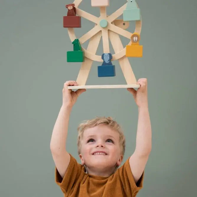 Wooden ferris wheel