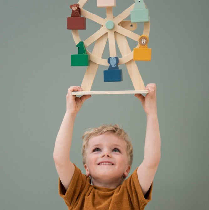 Wooden ferris wheel