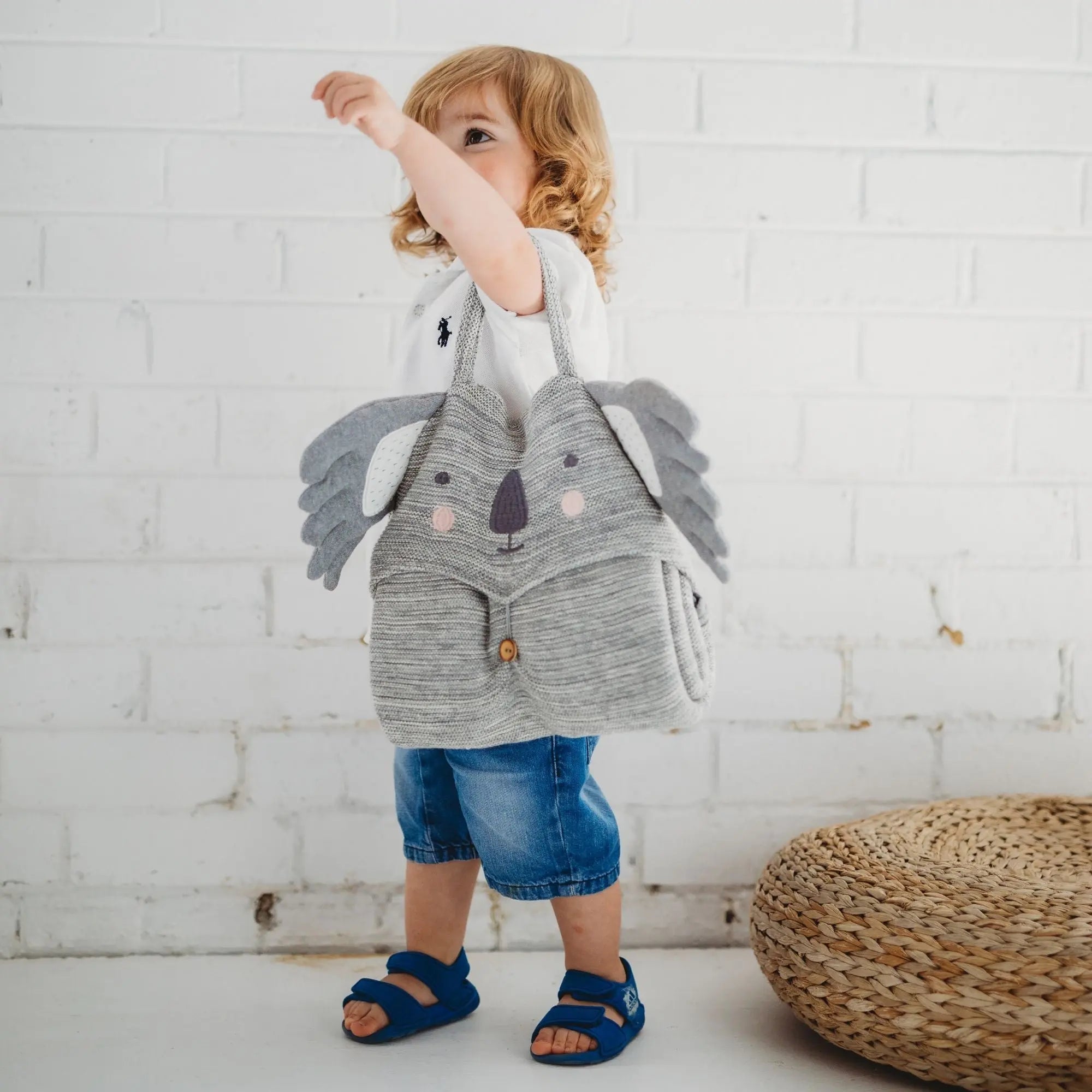 Di Lusso Living Clancy Koala Travel Blanket-Di Lusso-Baby Little Planet