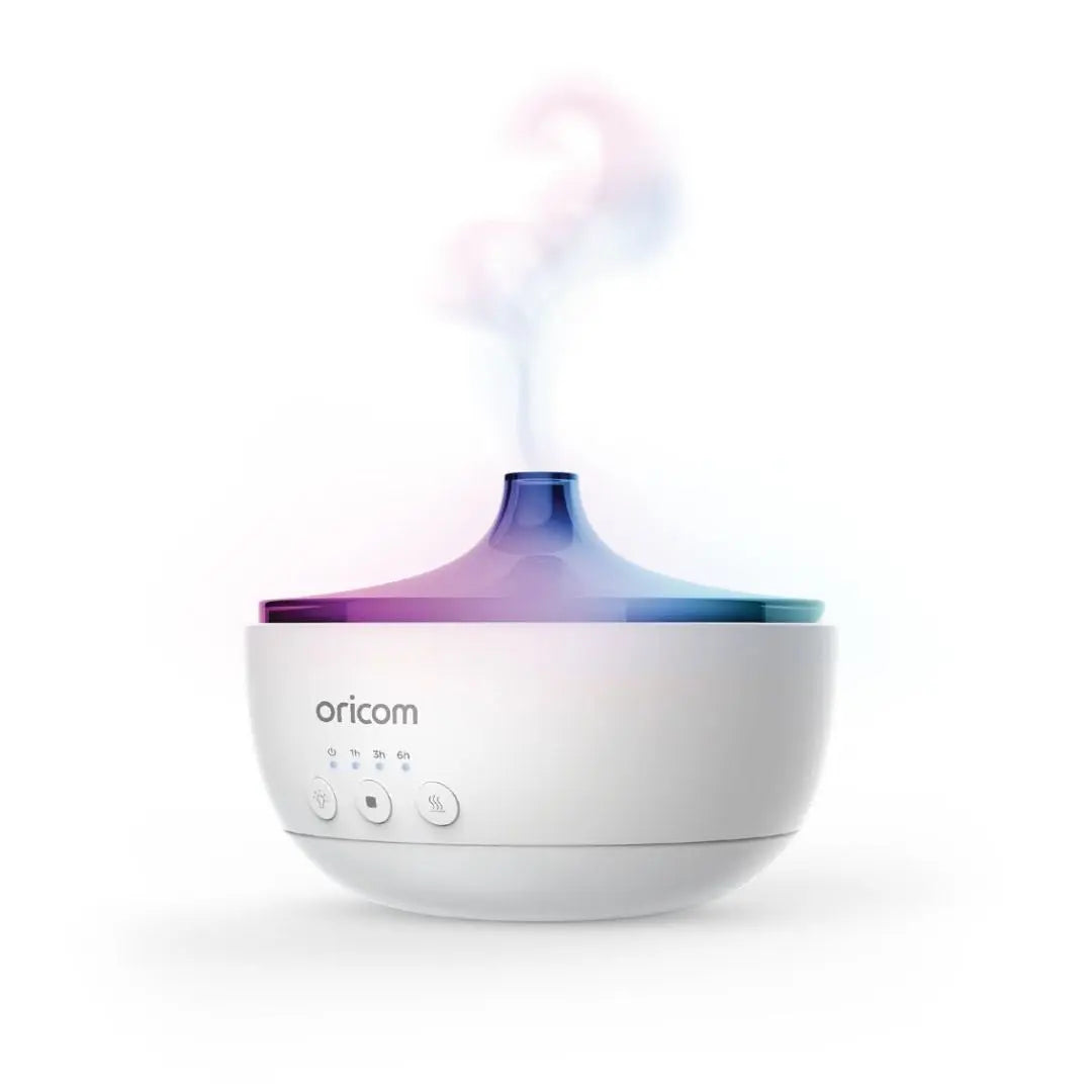 Oricom 4-in-1 Humidifier with Aroma Diffuser, BT Speaker and Night Light  