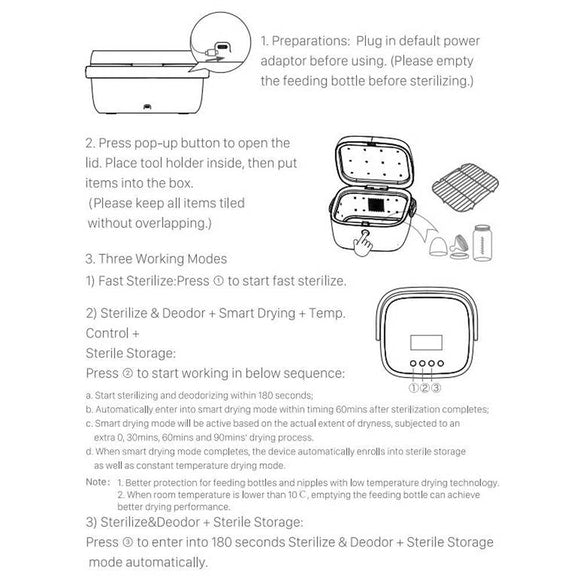 59S MULTI-PURPOSE UV STERILISATION CABINET - Pink-Feeding - Sterilisers-59s | Baby Little Planet
