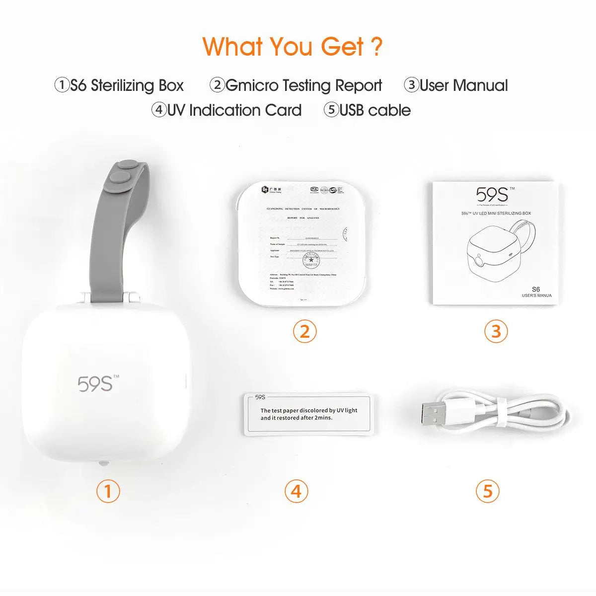 59S Mini Sterilizer box S6 for baby pacifier - White-Feeding - Sterilisers-59s | Baby Little Planet