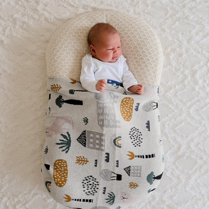 Di Lusso Living Baby Blanket-Bedtime - Blankets-Baby Little Planet