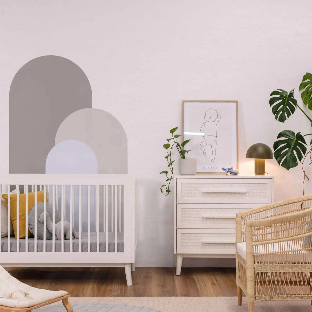 Babyrest Kaya Cot, Dresser & Mattress Package | Baby Little – Baby ...