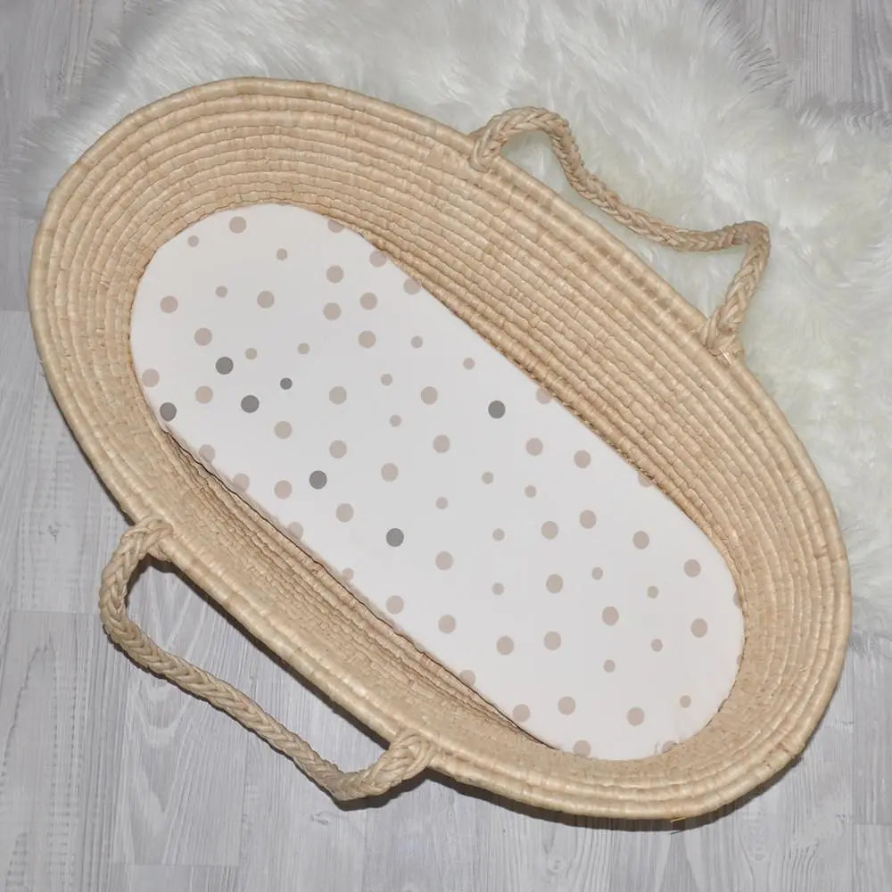 Little Turtle Baby Change Mat Cover Beige & Grey Spot-Nursery Furniture - Change Mats-Little Turtle Baby | Baby Little Planet