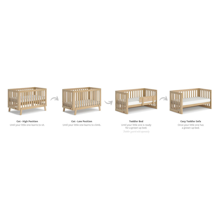 Boori Turin Cot Bed Package