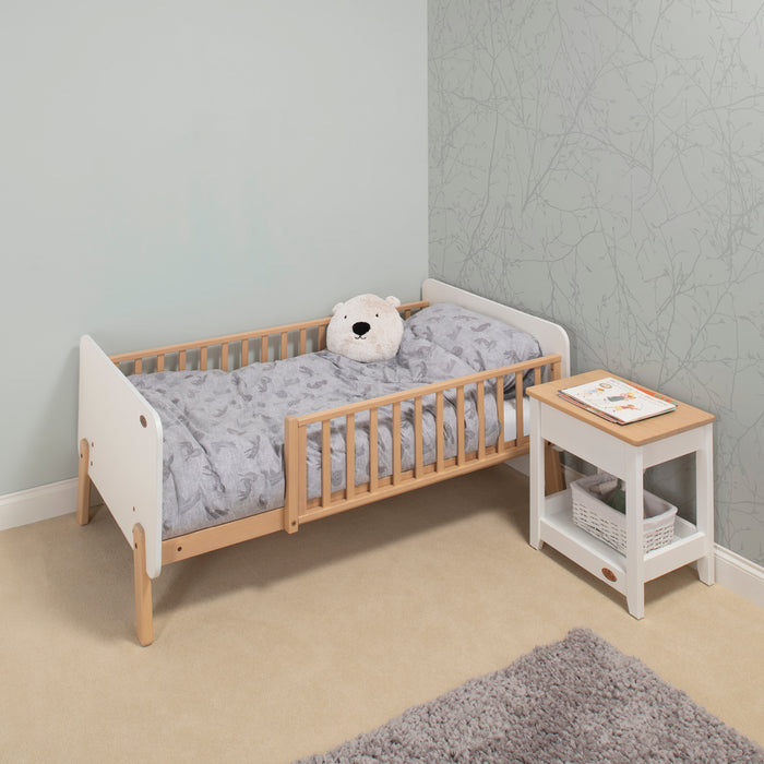 Boori Natty Bedside Bed With Mattress-Nursery Furniture - Bed-Baby Little Planet