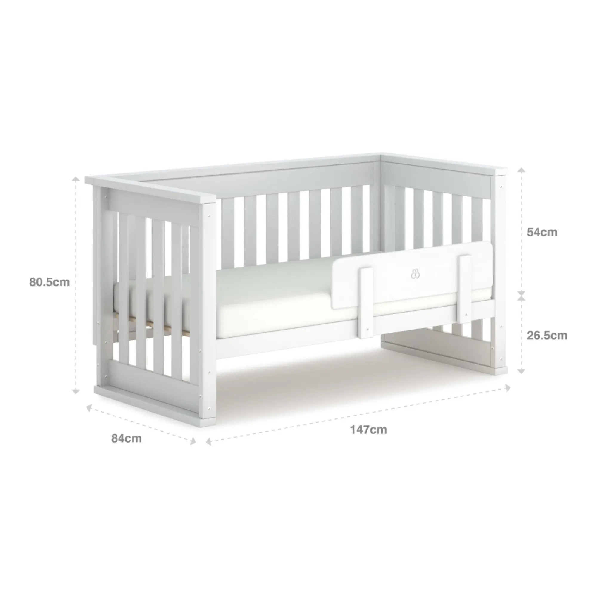 Boori Eton Convertible Plus Cot-Nursery Furniture - Cots-Baby Little Planet