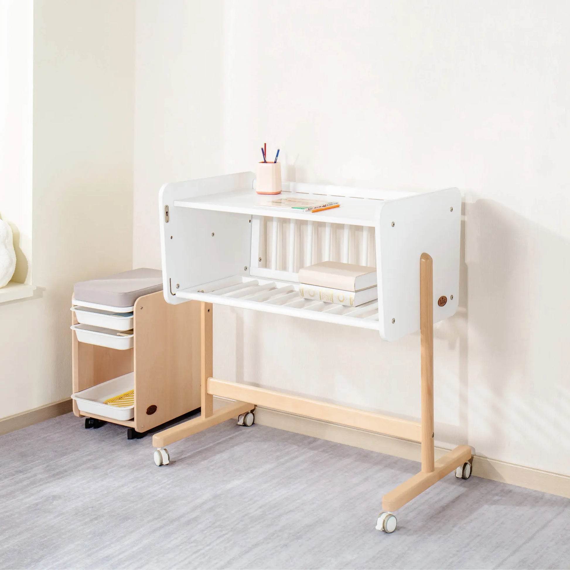 Neat Bedside Sleeper (mattress included)-Nursery Furniture - Bassinets-Baby Little Planet