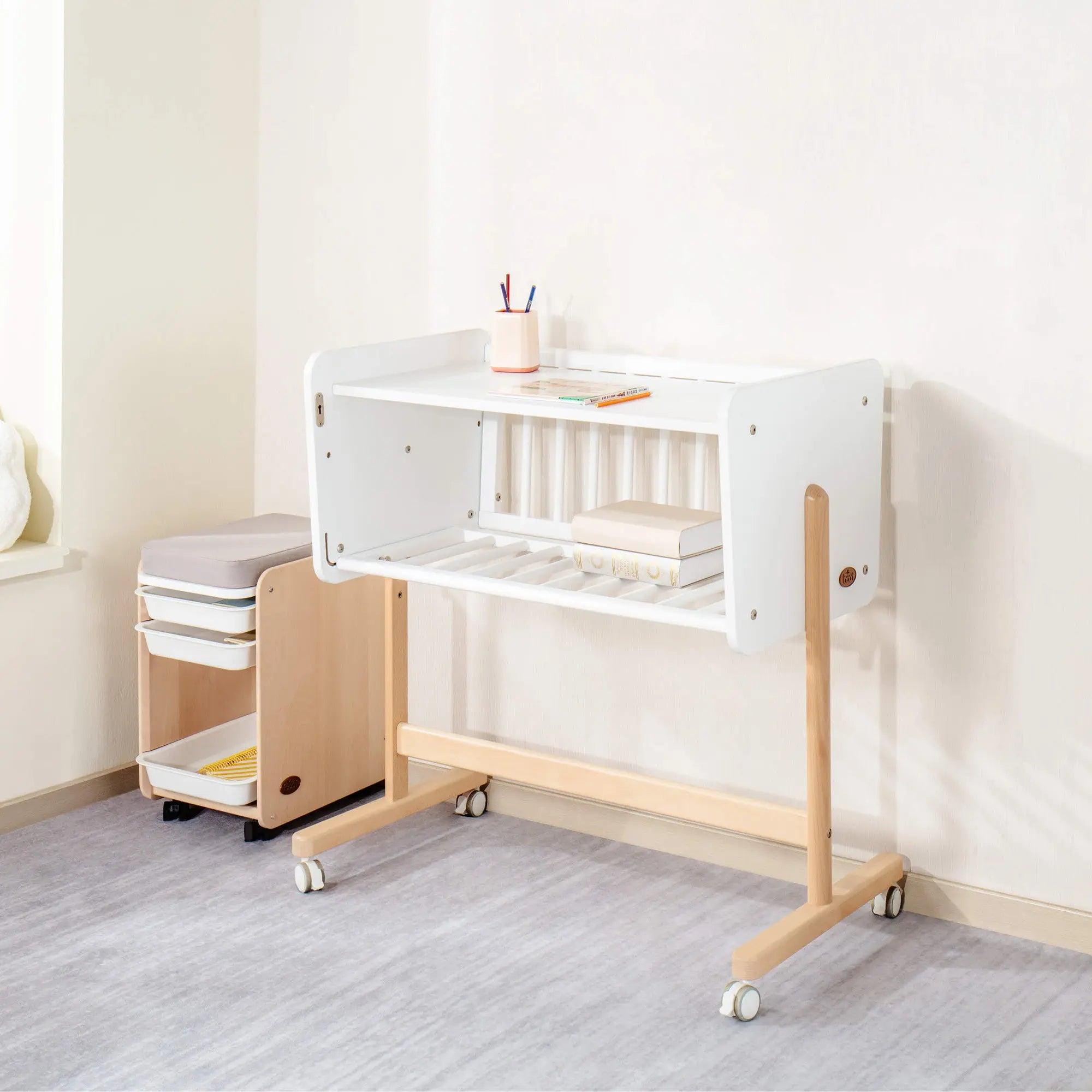 Neat Bedside Sleeper (mattress included)-Nursery Furniture - Bassinets-Baby Little Planet