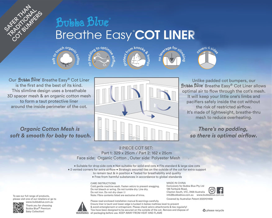 Bubba Blue Breath Easy Cot Liner
