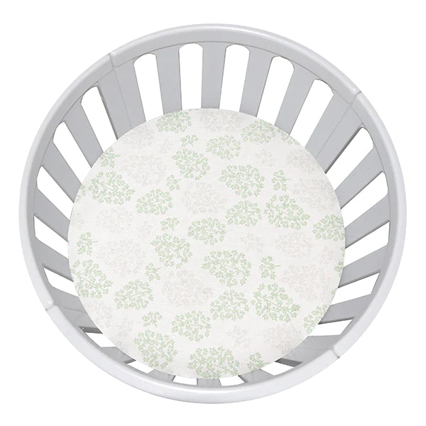 Little Turtle Baby Jersey Bassinet Fitted Sheet (Circle)
