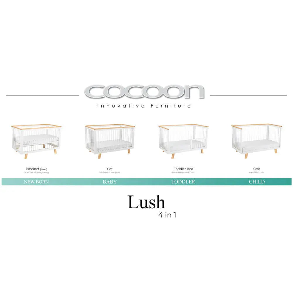 Cocoon Lush Cot + Mattress  