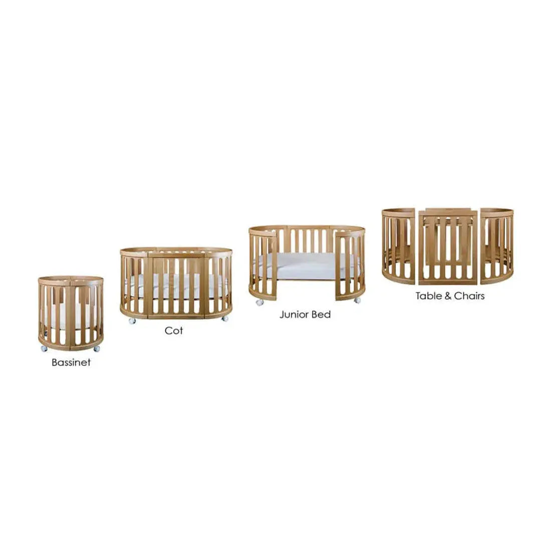 Cocoon Nest 4-in-1 Cot + Mattress Set  