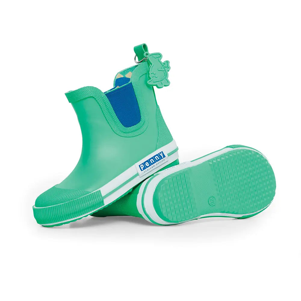 Penny Scallan Gumboot - Dino Rock-Out And About - Kids Accessories-Penny Scallan | Baby Little Planet