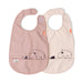 Done by Deer Bib with Velcro 2 Pack Deer Friends