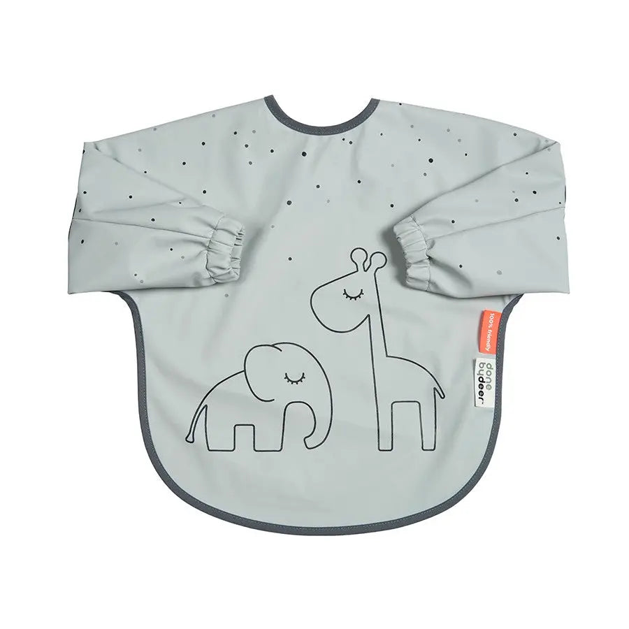 Done by Deer Sleeved Bib Dreamy Dots