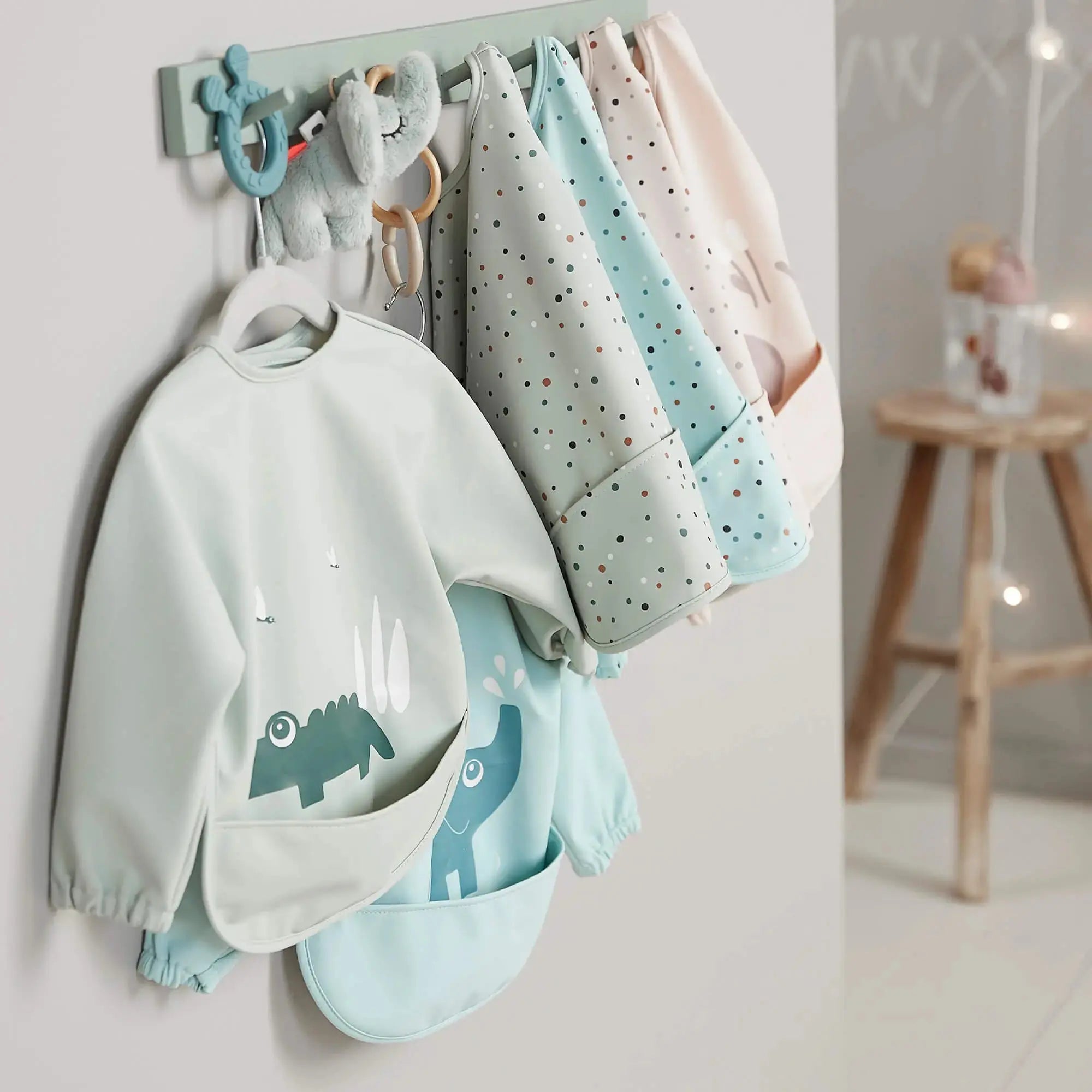 Done by Deer Sleeved pocket bib