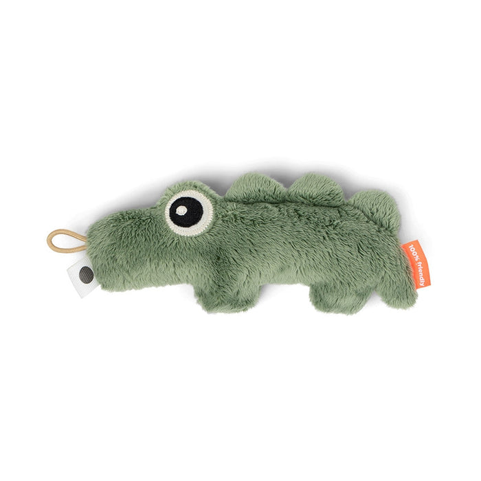 Done by Deer Tiny Sensory Rattle Croco Green