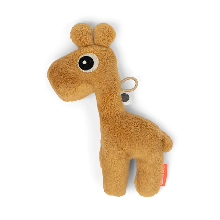 Done by Deer Tiny Sensory Rattle Raffi Mustard