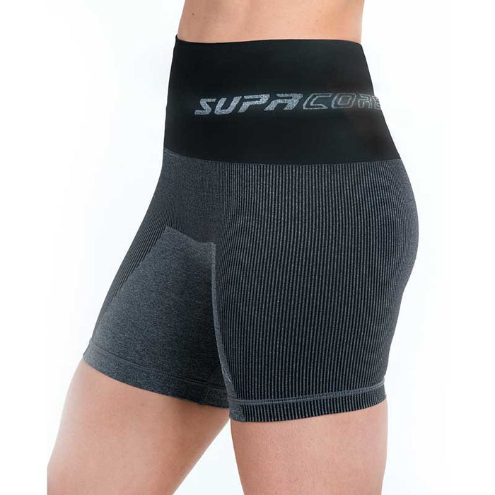 Patented Women's CORETECH® Injury Recovery and Postpartum Compression Shorts (Grey)