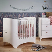 Leander Classic Cot, Chest & Mattress Nursery Package - White