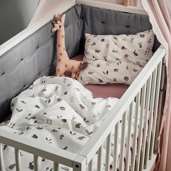 Junior Bed Leander Cot Sheets LEANDER Sheet For Junior Cot, Cappuccino